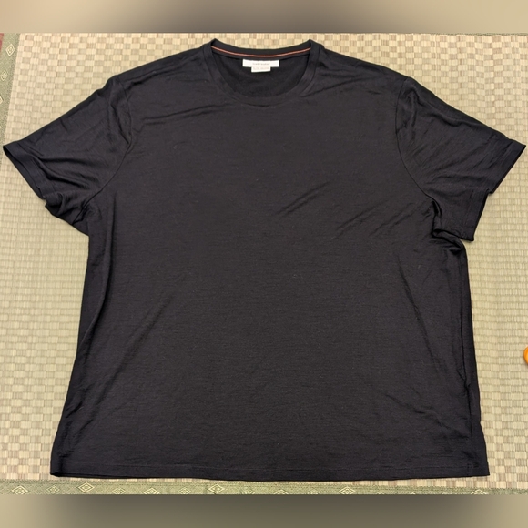 Icebreaker 100% Merino Wool T-shirt Black Men's Size 3XL - Picture 1 of 6
